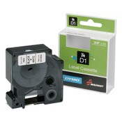 AbilityOne® 7510016577786, SKILCRAFT Dymo Label Cassette, 0.75" x 23 ft, Black/White Item: NSN6577786