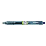 AbilityOne® 7520016580392, SKILCRAFT Eco-Bottle Gel Pen, Retractable, Medium 0.7 mm, Blue Ink, Translucent Blue Barrel, Dozen Item: NSN6580392