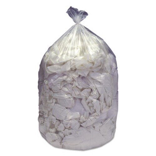 AbilityOne® 8105016589832, SKILCRAFT Low-Density Trash Can Liners, 16 gal, 0.35 mil, 24" x 32", Clear, 500/Box Item: NSN6589832