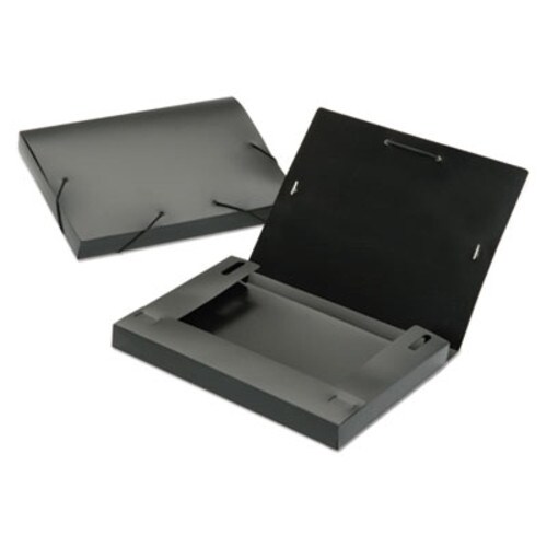 AbilityOne® 7520016598745, SKILCRAFT Expanding Files, 1.25" Expansion, 1 Section, Elastic Cord Closure, Letter Size, Black Item: NSN6598745