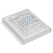 AbilityOne® 7520016615818, SKILCRAFT Poly Three-Ring 1.25" Expansion Envelope, 1 Section, Hook/Loop Closure, Letter Size, Clear, 3/Pack Item: NSN6615818