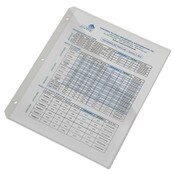 AbilityOne® 7520016615820, SKILCRAFT Poly Three-Ring Slash-style File Jacket, 3-Hole Punched, Letter Size, Clear, 5/Pack Item: NSN6615820