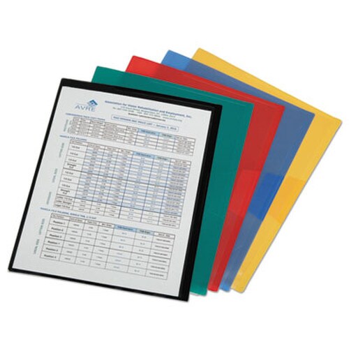 AbilityOne® 7520016618834, SKILCRAFT Poly Project File Jacket, Letter Size, Assorted Colors, 5/Pack Item: NSN6618834