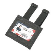 AbilityOne® 8455016660467, SKILCRAFT Armband Badge Holder, Black, 2 5/8" x 3 3/4" Item: NSN6660467