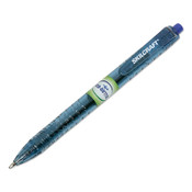 AbilityOne® 7520016827164 SKILCRAFT Recycled Water Bottle Ballpoint Pen, Retractable, Medium 0.7 mm, Blue Ink, Clear Barrel, Dozen Item: NSN6827167