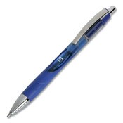 AbilityOne® 7520016849425, SKILCRAFT VISTA Gel Pen, Retractable, Bold 1 mm, Blue Ink, Translucent Blue/Blue/Silver Barrel, Dozen Item: NSN6849425