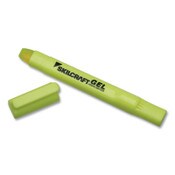 AbilityOne® 7520016919224, SKILCRAFT Gel Highlighter, Fluorescent Yellow Ink, Chisel Tip, Yellow Barrel, 4/Pack Item: NSN6919224
