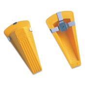 AbilityOne® 5340016936356, SKILCRAFT Doorstop, Extra-Large, 3.5 x 6.75 x 2, Yellow Item: NSN6936356