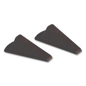AbilityOne® 5340016936359, SKILCRAFT Doorstop, Large, Brown, 12/Pack Item: NSN6936359
