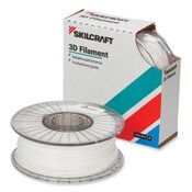 AbilityOne® 7045017057353, SKILCRAFT 3D Printer Acrylonitrile Butadiene Styrene Filament, 1 kg Spool, 2.85 mm, White Item: NSN7057353