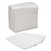 AbilityOne® 8540009654691, SKILCRAFT Table Napkin, Junior, 1-Ply, White, 10,000/Box Item: NSN9654691