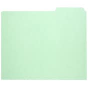 AbilityOne® 7530009886515, SKILCRAFT File Guide Card, 3-Tab, 11.75 x 10, Light Green, 1 Set Item: NSN9886515