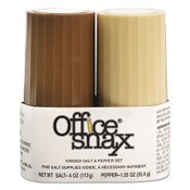 Office Snax® Condiment Set, 4 oz Salt, 1.5 oz Pepper, Two-Shaker Set Item: OFX00057