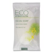 Eco By Green Culture Facial Soap Bar, Clean Scent, 0.71 oz, 500/Carton Item: OGFSPEGCFL