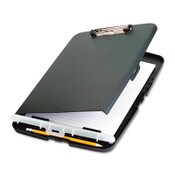 Officemate Low Profile Storage Clipboard, 0.5" Clip Capacity, Holds 8.5 x 11 Sheets, Charcoal Item: OIC83308