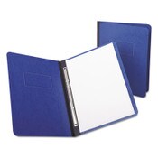 Oxford™ Heavyweight PressGuard and Pressboard Report Cover w/Reinforced Side Hinge, 2-Prong Fastener, 3" Cap., 8.5 x 11, Dark Blue Item: OXF12702