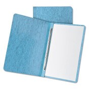 Oxford™ Heavyweight PressGuard and Pressboard Report Cover w/Reinforced Side Hinge, 2-Prong Fastener, 3" Cap, 8.5 x 11, Lgt Blue Item: OXF12901