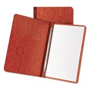 Oxford™ Heavyweight PressGuard and Pressboard Report Cover w/Reinforced Side Hinge, 2-Prong Metal Fastener, 3" Cap, 8.5 x 11, Red Item: OXF12934