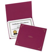 Oxford™ Certificate Holder, 11.25 x 8.75, Burgundy, 5/Pack Item: OXF29900585BGD
