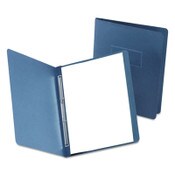 Oxford™ PressLock Report Cover, Two-Prong Fastener, 3" Capacity, 8.5 x 11, Dark Blue/Dark Blue, 25/Box Item: OXF5730123