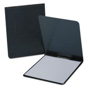 Oxford™ PressGuard Report Cover with Reinforced Top Hinge, Two-Prong Metal Fastener, 2" Capacity, 8.5 x 11, Black/Black Item: OXF71106