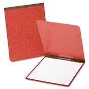 Oxford™ PressGuard Report Cover with Reinforced Top Hinge, Two-Prong Metal Fastener, 2" Capacity, 8.5 x 11, Red/Red Item: OXF71134
