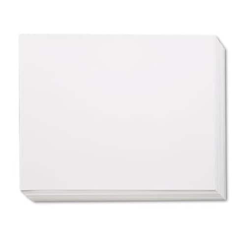 Pacon® Four-Ply Railroad Board, 22 x 28, White, 100/Carton Item: PAC104225