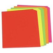 Pacon® Neon Color Poster Board, 22 x 28, Lemon, Lime, Orange, Pink, Red, 25/Carton Item: PAC104234
