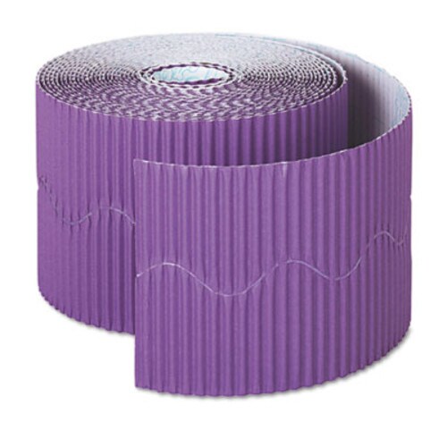 Pacon® Bordette Decorative Border, 2.25" x 50 ft, Violet Item: PAC37334
