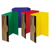 Pacon® Spotlight Corrugated Presentation Display Boards, 48 x 36, Blue, Green, Red, Yellow, 4/Carton Item: PAC37654