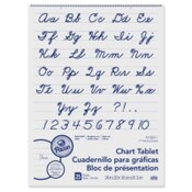 Pacon® Chart Tablets, Presentation Format (1" Rule), 24 x 32, White, 25 Sheets, 12/Carton Item: PAC74610CT