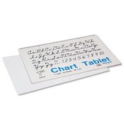 Pacon® Chart Tablets, Presentation Format (1" Rule), 24 x 16, White, 25 Sheets Item: PAC74620