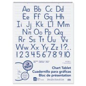 Pacon® Chart Tablets, Presentation Format (1.5" Rule), 24 x 32, White, 25 Sheets, 12/Carton Item: PAC74710CT
