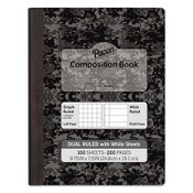 Pacon® Composition Book, 20 lb Bond Weight Sheets, Wide/Legal Rule, Black Cover, (100) 9.75 x 7.5 Sheets Item: PACMMK37164