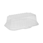Pactiv Evergreen OPS Dome-Style Lid, 17S Deep Dome, 8.3 x 4.8 x 2.1, Clear, Plastic, 250/Carton Item: PCT0CI8D17S0000