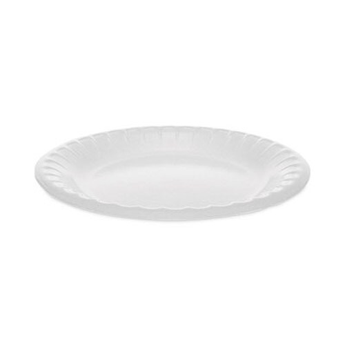 Pactiv Evergreen Placesetter Deluxe Laminated Foam Dinnerware, Plate, 6" dia, White, 1,000/Carton Item: PCT0TK100060000