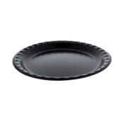 Pactiv Evergreen Placesetter Deluxe Laminated Foam Dinnerware, Plate, 10.25" dia, Black, 540/Carton Item: PCT0TKB0010000Y