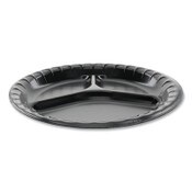 Pactiv Laminated Foam Dinnerware, Plate, 10.25" dia, Black, 540/Carton Item: PCT0TKB0044000Y