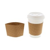 Pactiv Evergreen Hot Cup Sleeve, Fits 10 oz to 24 oz Cups, Brown, 1,000/Carton Item: PCTDSLVBRN