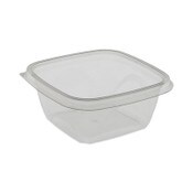 Pactiv Evergreen EarthChoice Square Recycled Bowl, 16 oz, 5 x 5 x 1.75, Clear, Plastic, 504/Carton Item: PCTSAC0516