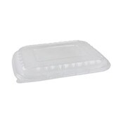 Pactiv Evergreen EarthChoice Entree2Go Takeout Container Vented Lid, 11.75 x 8.75 x 0.98, Clear, Plastic, 200/Carton Item: PCTYCNV12X9PPDL