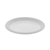 Pactiv Evergreen Meadoware Impact Plastic Dinnerware, Plate, 8.88" dia, White, 400/Carton Item: PCTYMI9