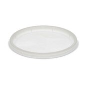Pactiv Evergreen Newspring DELItainer Microwavable Container Lid, Recessed, 4.55" Diameter x 0.4" h, Translucent, Plastic, 480/Carton Item: PCTYNL500