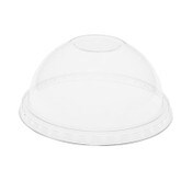 Pactiv Evergreen EarthChoice Strawless RPET Lid, Dome Lid, Clear, Fits 12 oz to 24 oz "B" Cups, Clear, 1,020/Carton Item: PCTYPDL24CNH