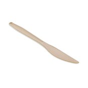 Pactiv Evergreen EarthChoice PSM Cutlery, Heavyweight, Knife, 7.5", Tan, 1,000/Carton Item: PCTYPSMKTEC