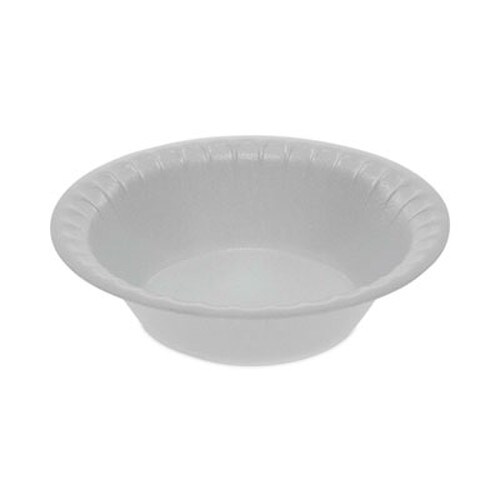 Pactiv Evergreen Placesetter Satin Non-Laminated Foam Dinnerware, Bowl, 5 oz, 4.5" dia, White, 1,250/Carton Item: PCTYTH100040000