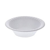 Pactiv Evergreen Placesetter Satin Non-Laminated Foam Dinnerware, Bowl, 12 oz, 6" dia, White, 1,000/Carton Item: PCTYTH100120000