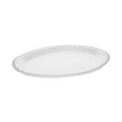 Pactiv Evergreen Placesetter Satin Non-Laminated Foam Dinnerware, Platter, 8.5 x 11.5, White, 500/Carton Item: PCTYTH100430000