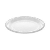 Pactiv Evergreen Placesetter Deluxe Laminated Foam Dinnerware, Plate, 8.88" dia, White, 500/Carton Item: PCTYTK100090000