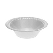 Pactiv Evergreen Placesetter Deluxe Laminated Foam Dinnerware, Bowl, 12 oz, 6" dia, White, 1,000/Carton Item: PCTYTK100120000